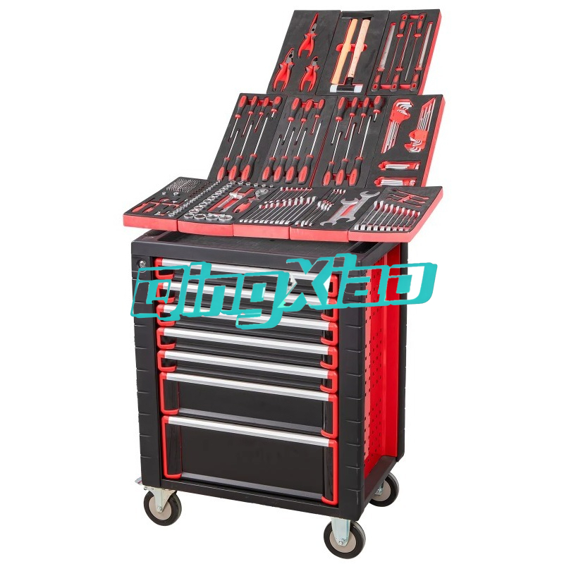 Tools Trolley For Workshop - Carrello Portautensili Completo con 7 Cassetti