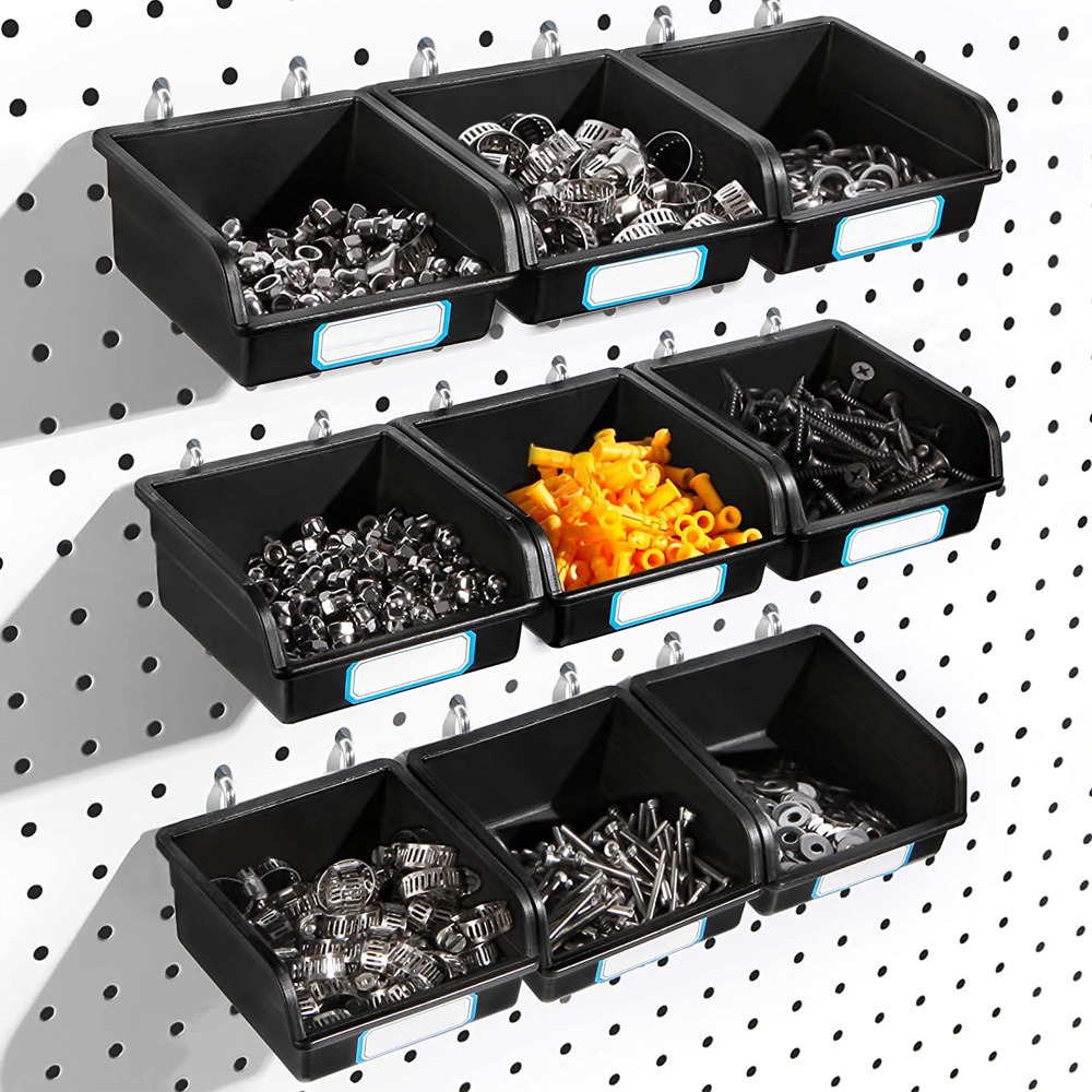 Workshop Tools Box - 1/6 Set Contenitori per pannelli forati