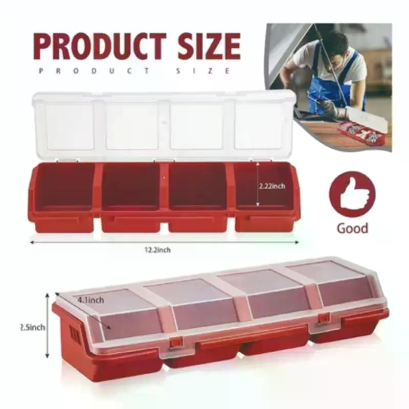 Workshop Tools Box - Scatola Organizzatrice per Viti in Plastica