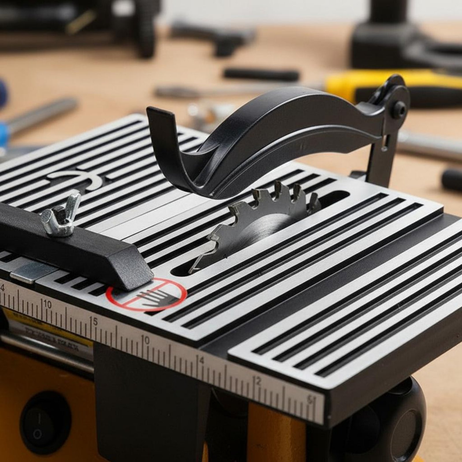 Power Tools For Workshop - Mini Sega da Tavolo Portatile, Macchina