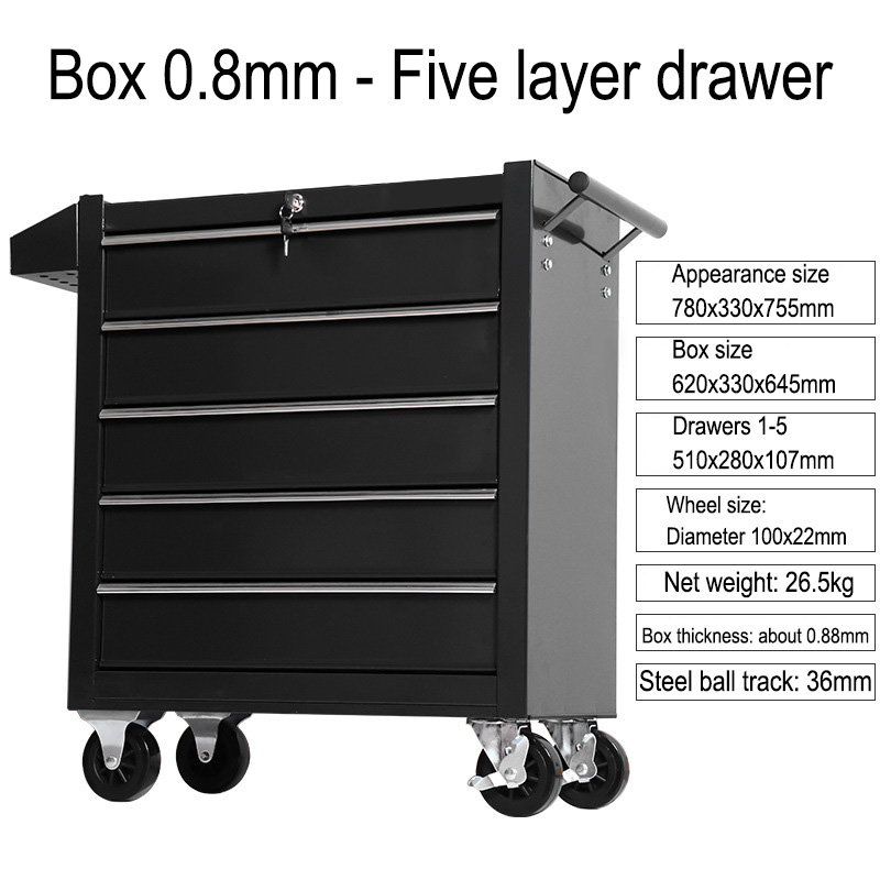 Carrello Portautensili a 5 Cas - Tools Trolley For Workshop recensione e prezzo