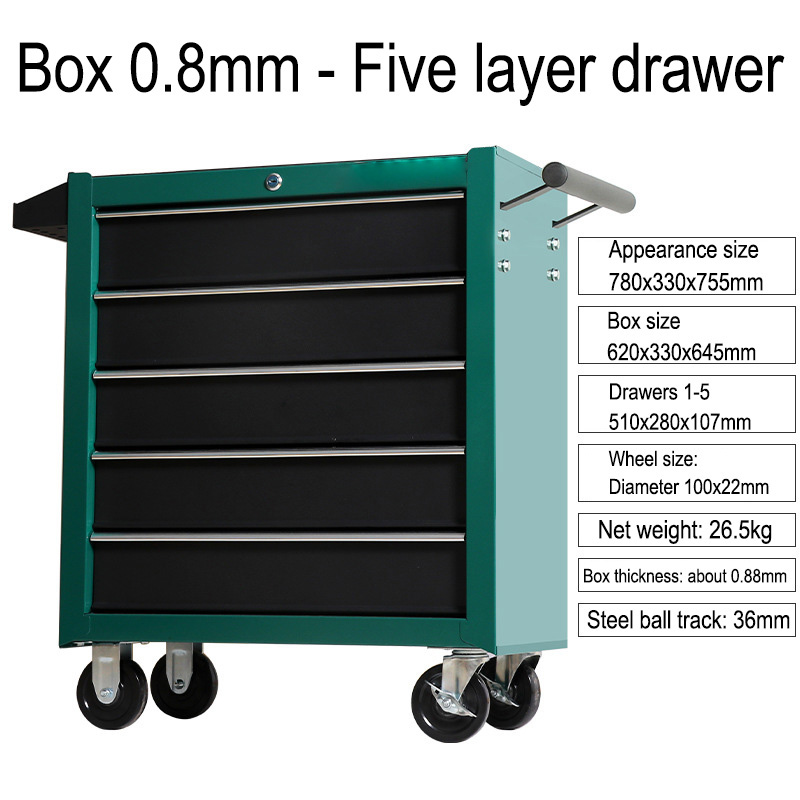 Carrello Portautensili a 5 Cas - Tools Trolley For Workshop recensione e prezzo