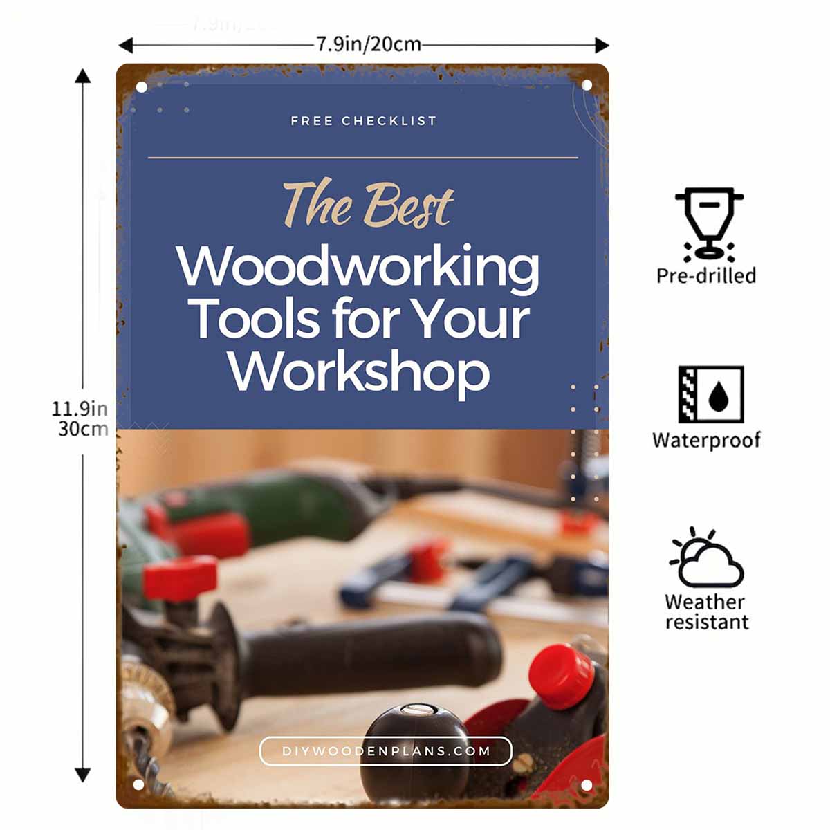Poster 2D Piatto con Lista Gra - Best Tools For Workshop recensione e prezzo