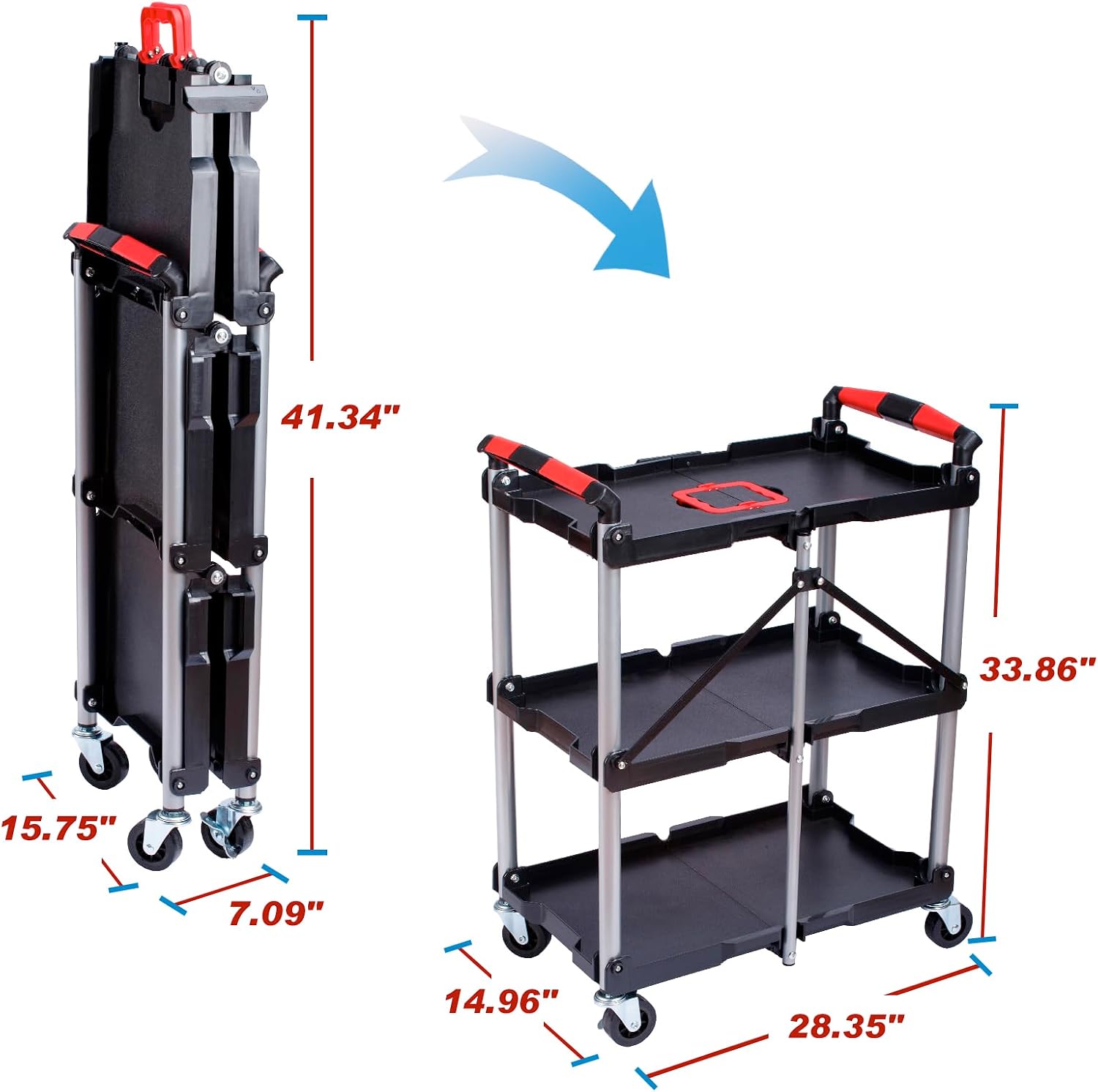 Carrello di Servizio Pieghevol - Tools Trolley For Workshop recensione e prezzo