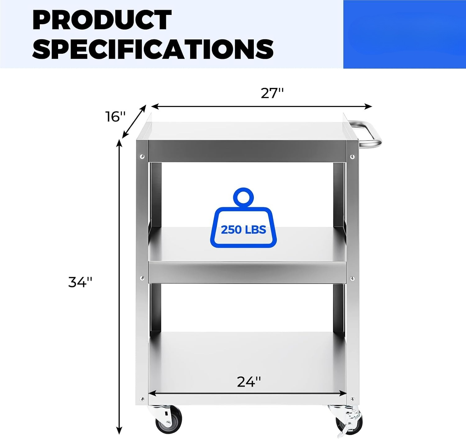 Carrello di servizio mobile a  - Tools Trolley For Workshop recensione e prezzo